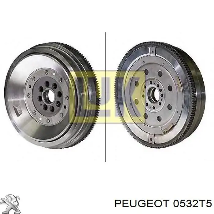 0532T5 Peugeot/Citroen Volante de motor