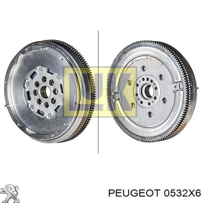 Comprar 0532X6 Peugeot/Citroen Volante de motor bimasa