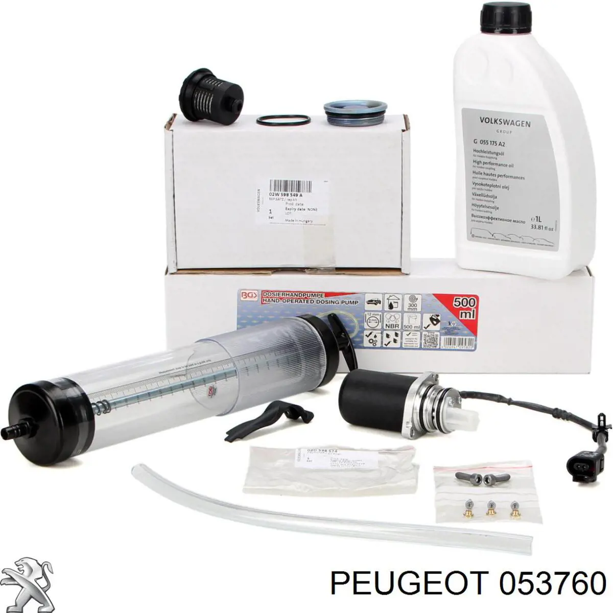 053760 Peugeot/Citroen Sensor de nivel de carrocería trasero izquierdo