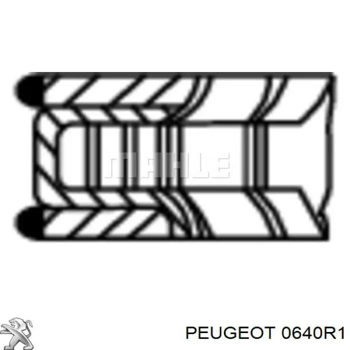 0640R1 Peugeot/Citroen juego de aros de pistón para 1 cilindro, std