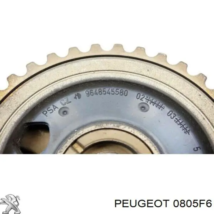 0805F6 Peugeot/Citroen rueda dentada, árbol de levas escape
