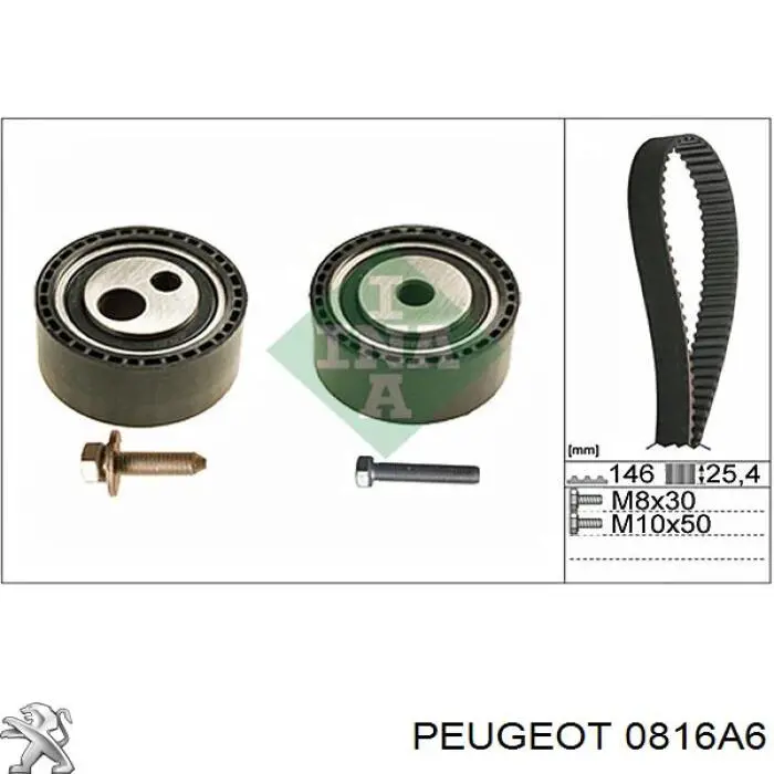 Correa de distribución Peugeot/Citroen 0816A6 precio, desde 38,51 EUR