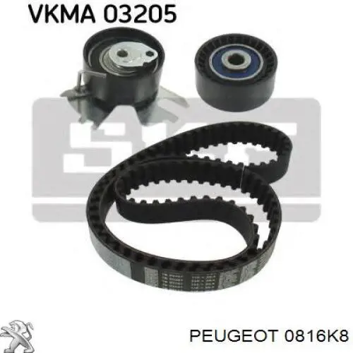 Comprar 0816K8 Peugeot/Citroen Correa distribución