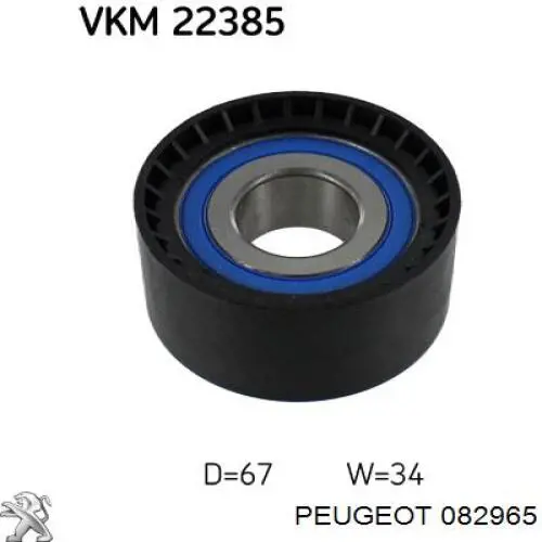 Tensor, correa de distribucion 082965 Peugeot/Citroen