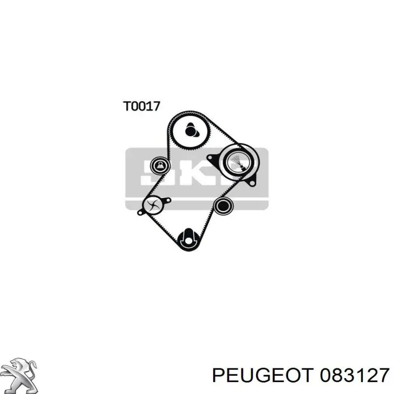 083127 Peugeot/Citroen kit de correa de distribución