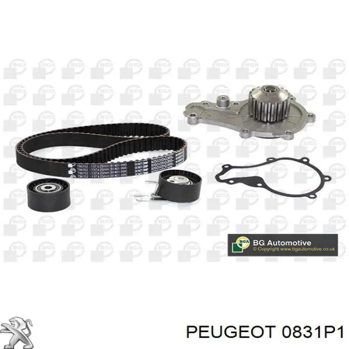 0831P1 Peugeot/Citroen Kit correa de distribución