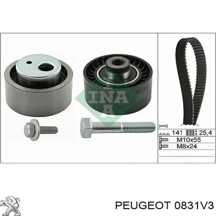0831V3 Peugeot/Citroen kit de correa de distribución