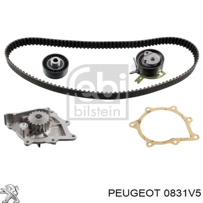 Juego de correas dentadas Peugeot/Citroen 0831V5 precio, desde 86,62 EUR