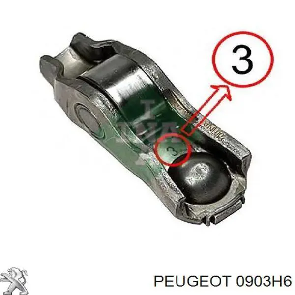 Balancín de admisión Peugeot/Citroen 0903H6 precio, desde 17,27 EUR