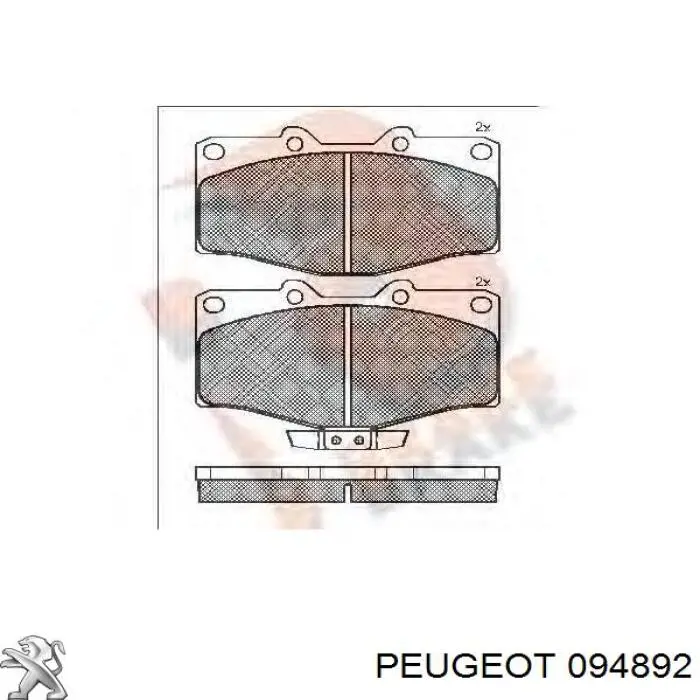 094892 Peugeot/Citroen válvula de admisión