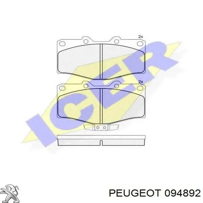 Comprar 094892 Peugeot/Citroen Válvulas de admisión