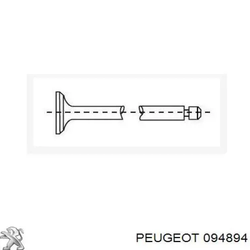 094894 Peugeot/Citroen válvula de admisión