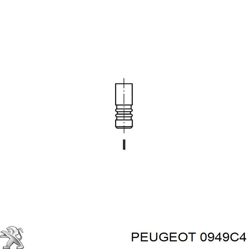 0949C4 Peugeot/Citroen válvula de escape
