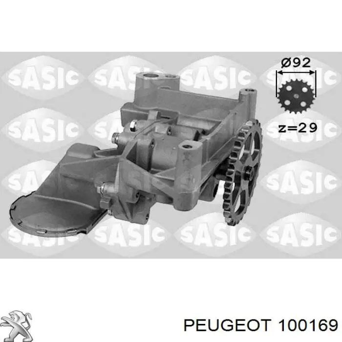 100169 Peugeot/Citroen bomba de aceite