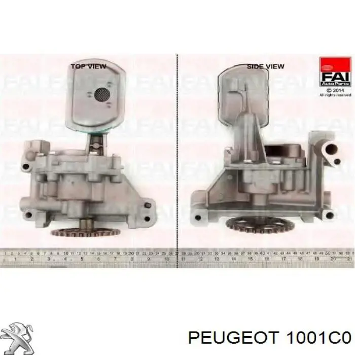 Bomba de aceite Peugeot/Citroen 1001C0 precio, desde 70,86 EUR