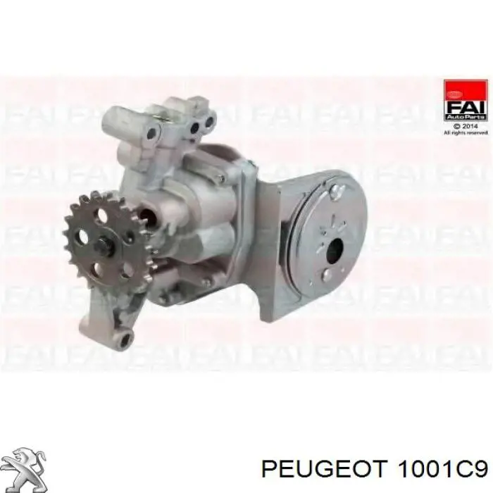 1001C9 Peugeot/Citroen bomba de aceite