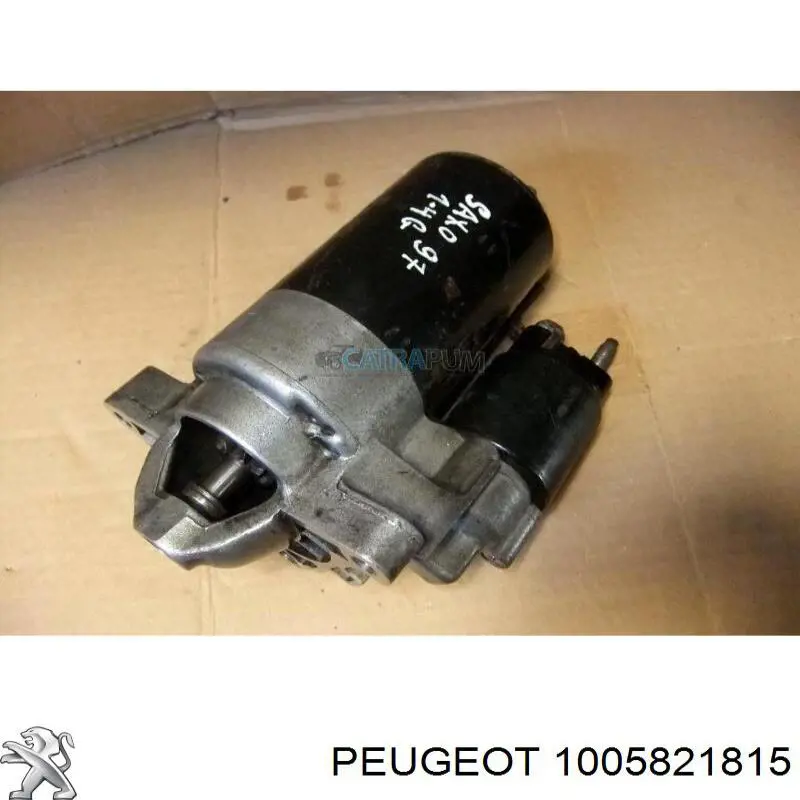 Tapa delantera del motor de arranque 1005821815 Peugeot/Citroen