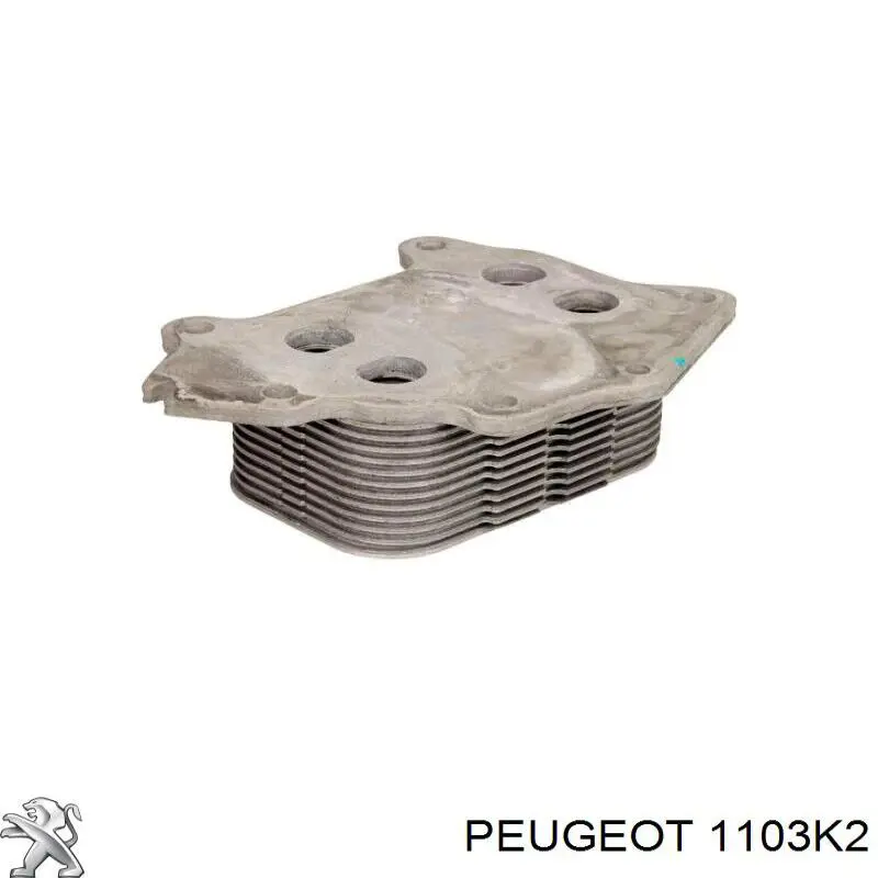 Radiador de aceite debajo del filtro 1103K2 Peugeot/Citroen