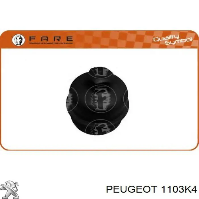 1103K4 Peugeot/Citroen tapa de filtro de aceite