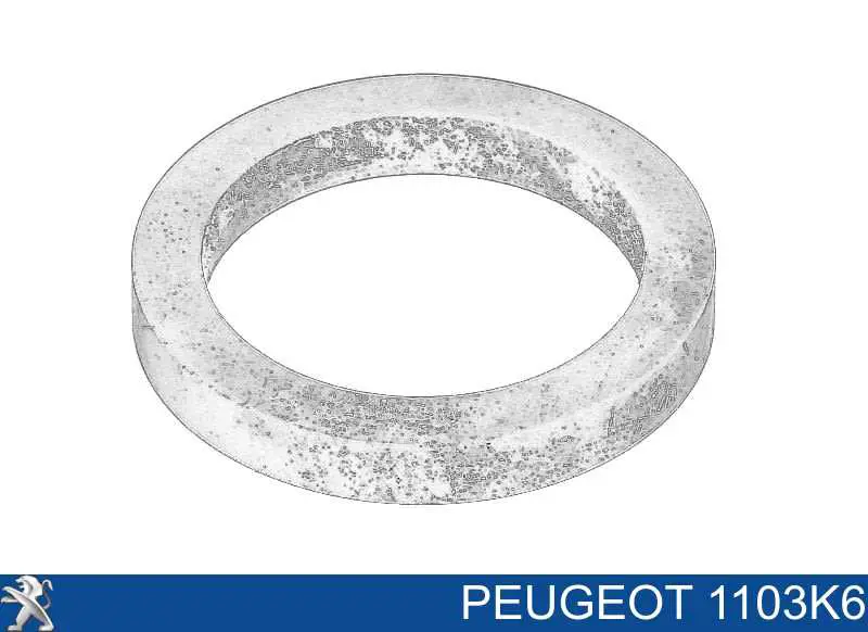 Junta del adaptador del filtro de aceite Peugeot/Citroen 1103K6 precio, desde 6,30 EUR