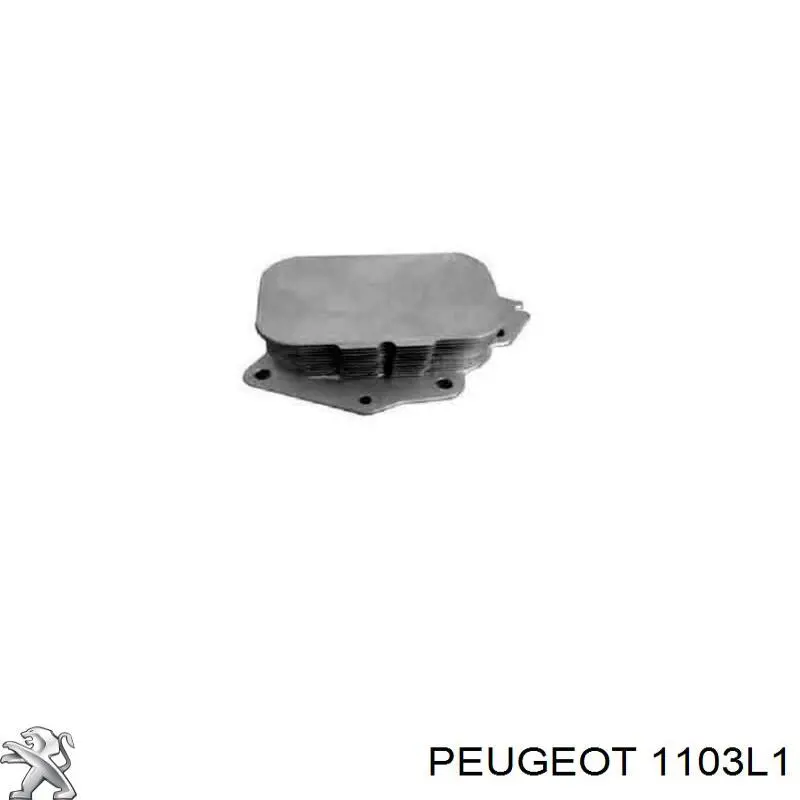 Radiador de aceite debajo del filtro Peugeot/Citroen 1103L1