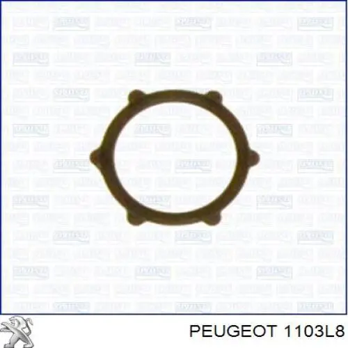 1103L8 Peugeot/Citroen junta, adaptador de filtro de aceite