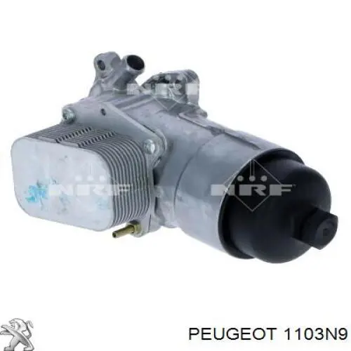 Portafiltro de aceite 1103N9 Peugeot/Citroen