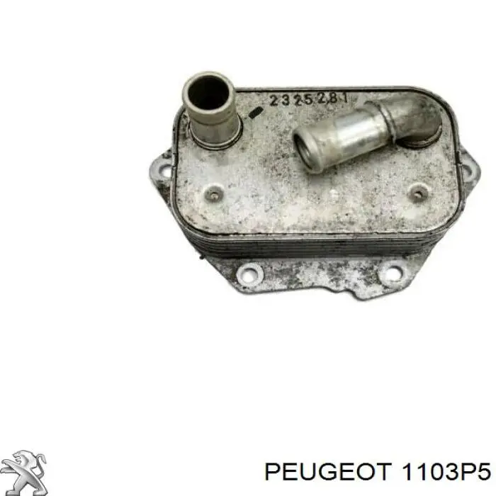 1103P5 Peugeot/Citroen caja, filtro de aceite