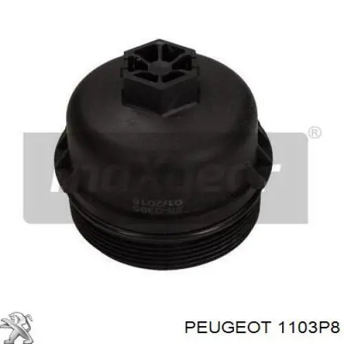 1103P8 Peugeot/Citroen tapa de filtro de aceite