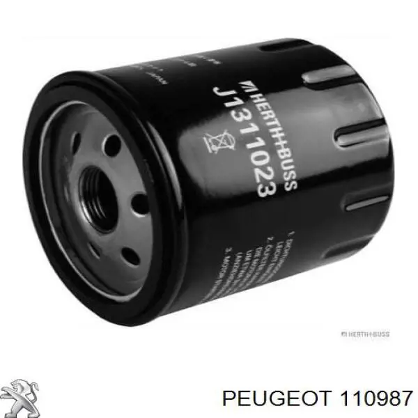 110987 Peugeot/Citroen filtro de aceite