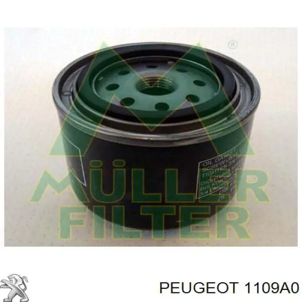 1109A0 Peugeot/Citroen filtro de aceite