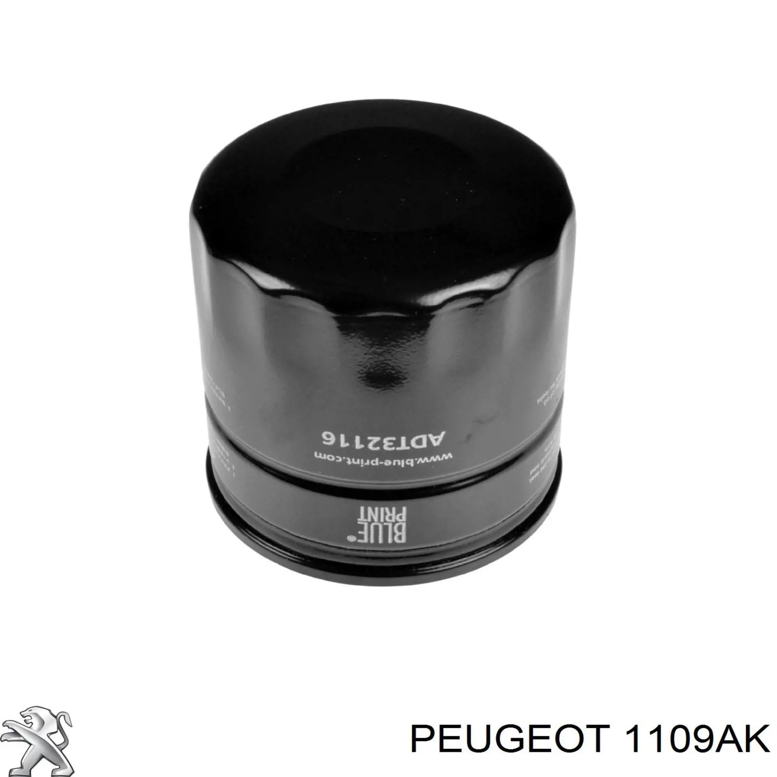 1109AK Peugeot/Citroen filtro de aceite