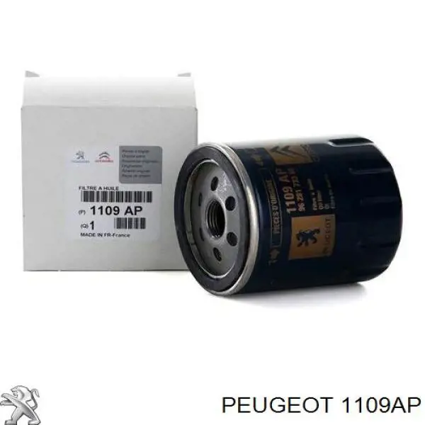1109AP Peugeot/Citroen filtro de aceite