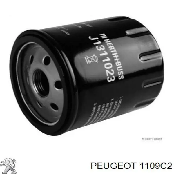 1109C2 Peugeot/Citroen filtro de aceite