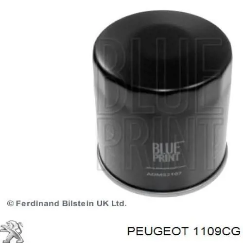 1109CG Peugeot/Citroen filtro de aceite