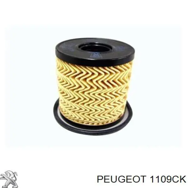 1109CK Peugeot/Citroen filtro de aceite