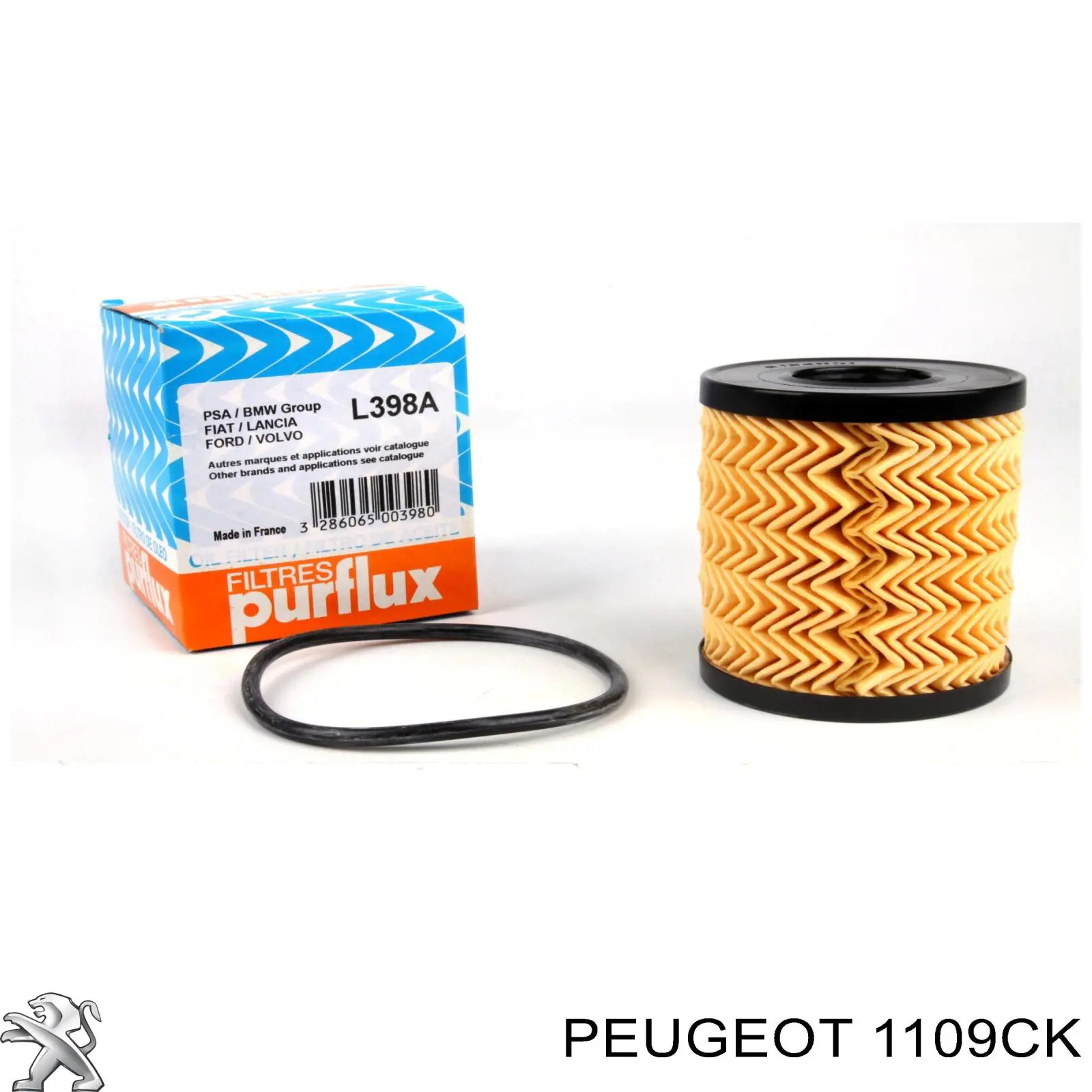 Filtro de aceite Peugeot/Citroen 1109CK precio, desde 4,73 EUR