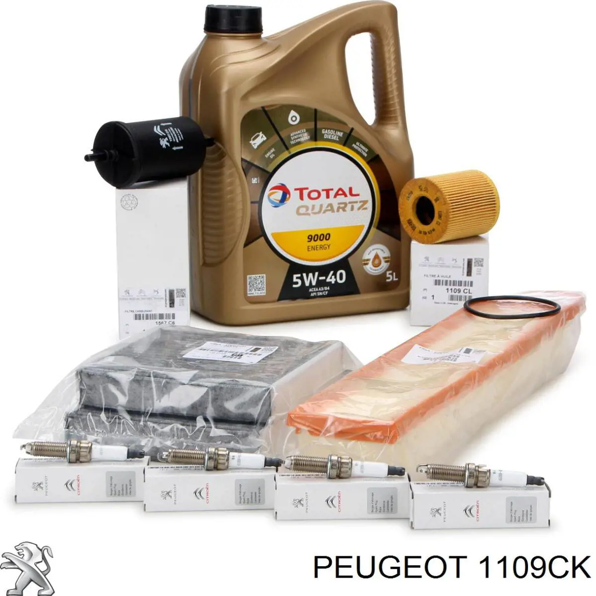 Filtro de aceite 1109CK Peugeot/Citroen