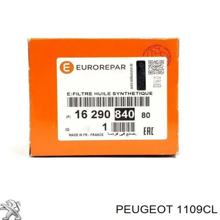Comprar 1109CL Peugeot/Citroen Filtros de aceite