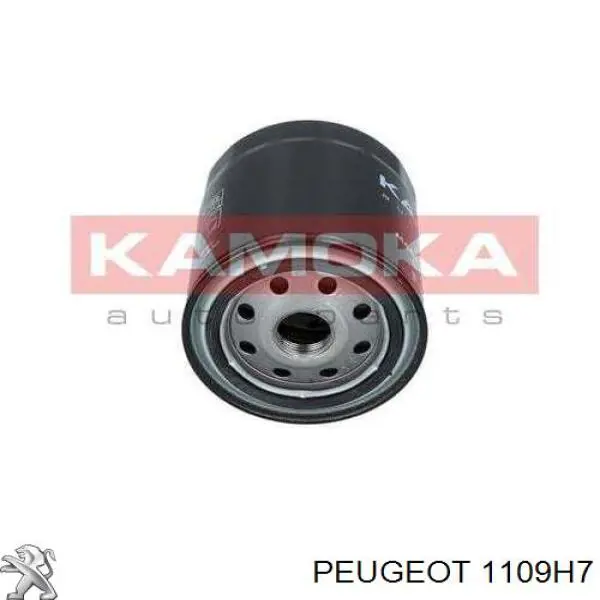1109H7 Peugeot/Citroen filtro de aceite