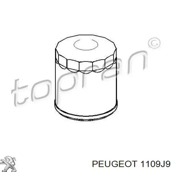 Comprar 1109J9 Peugeot/Citroen Filtros de aceite