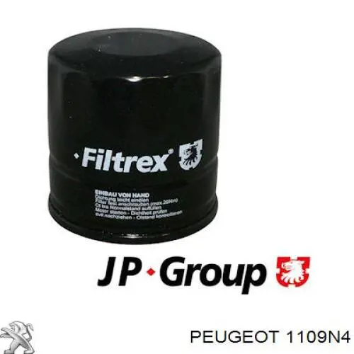 1109N4 Peugeot/Citroen filtro de aceite