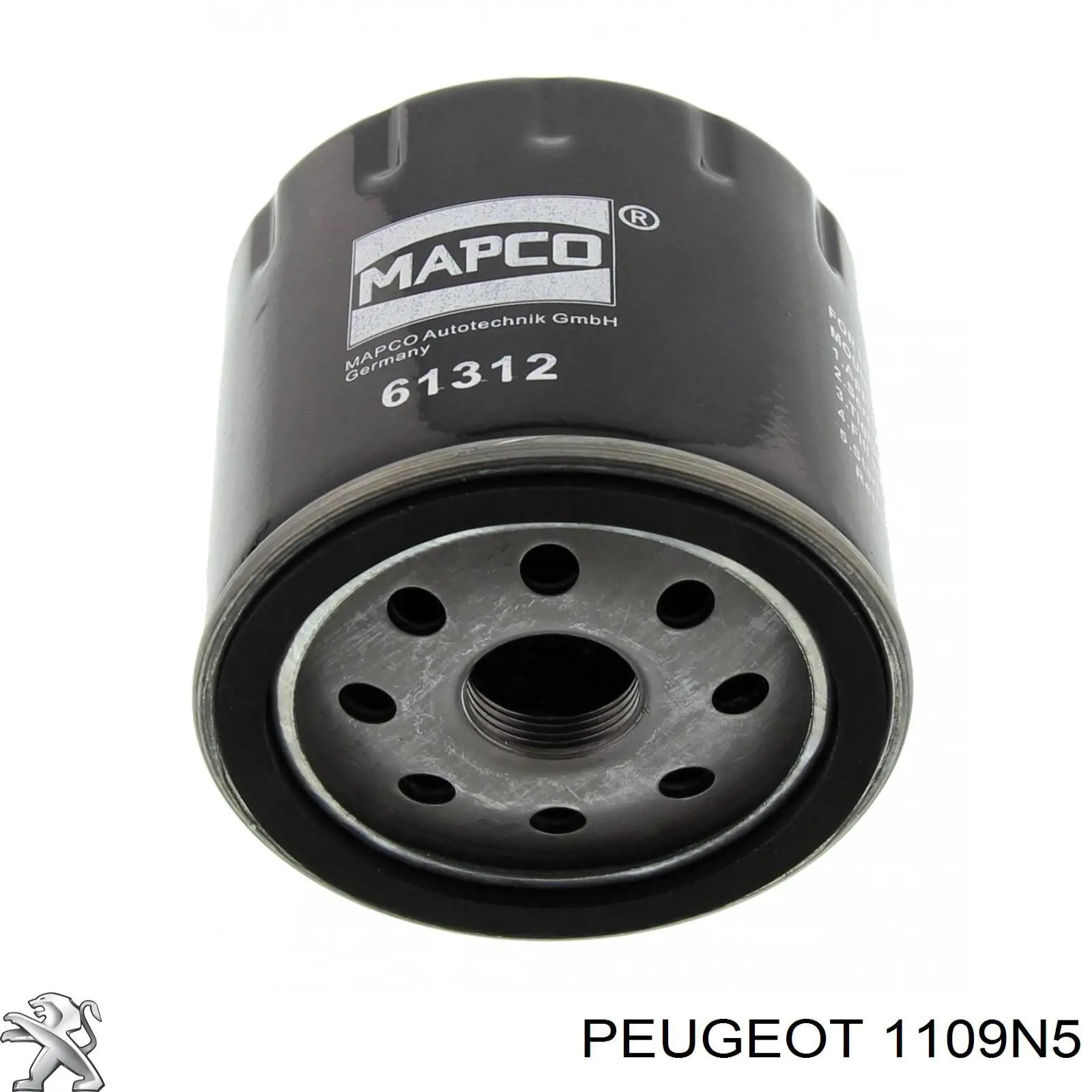 1109N5 Peugeot/Citroen filtro de aceite