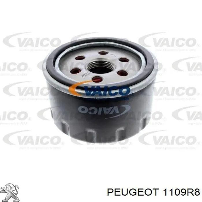 1109R8 Peugeot/Citroen filtro de aceite