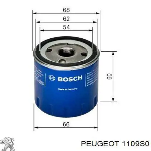 Comprar 1109S0 Peugeot/Citroen Filtros de aceite