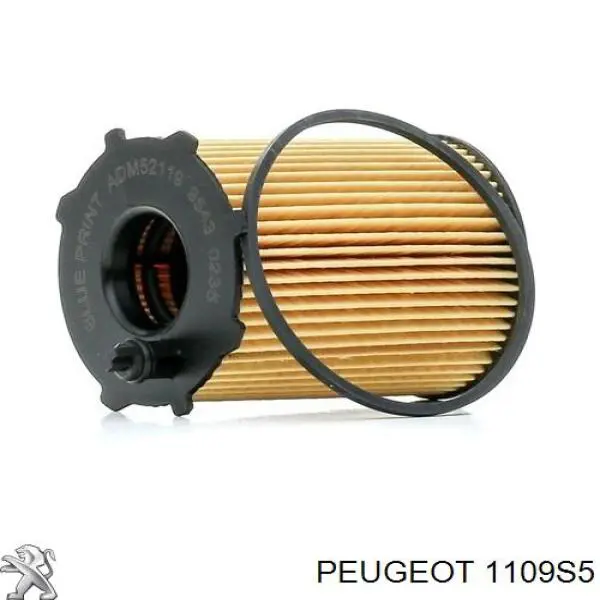 1109S5 Peugeot/Citroen filtro de aceite