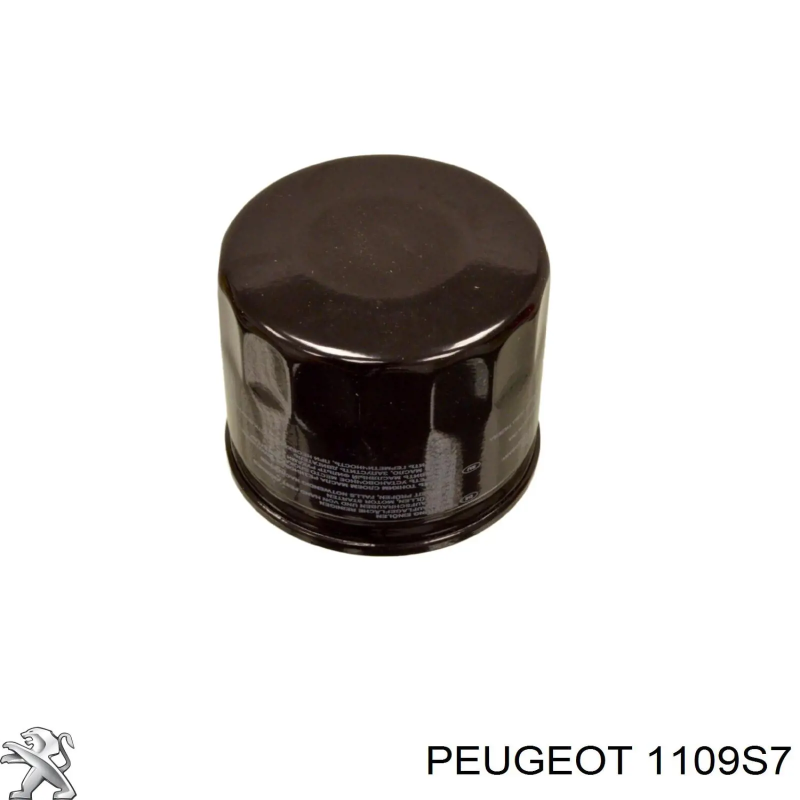 1109S7 Peugeot/Citroen filtro de aceite
