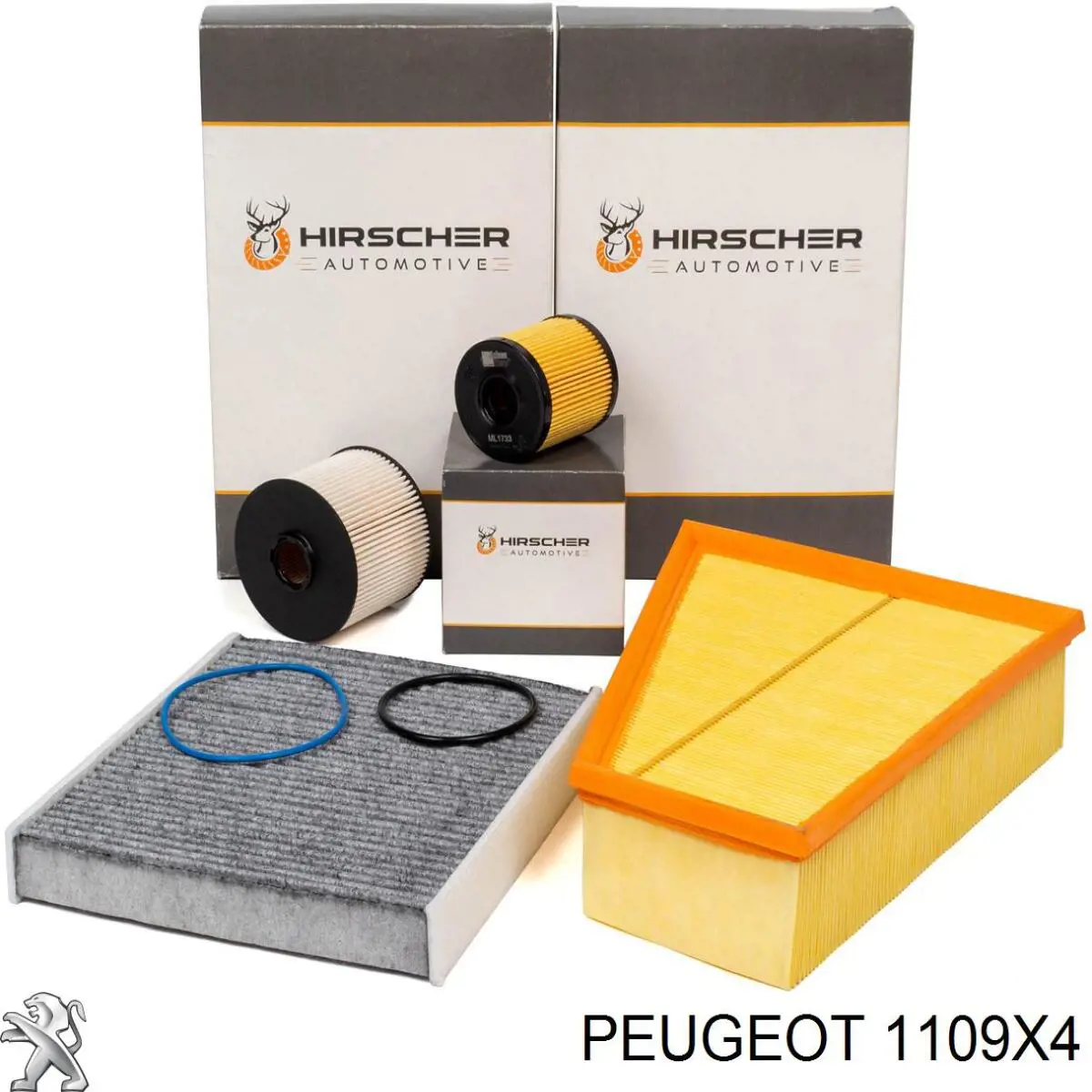 Filtro de aceite motor Peugeot/Citroen 1109X4