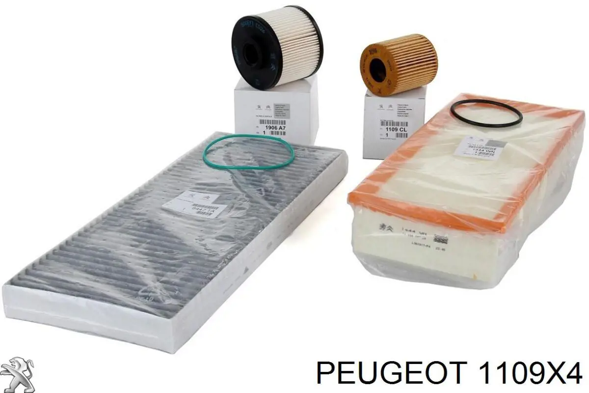 Filtro de aceite 1109X4 Peugeot/Citroen