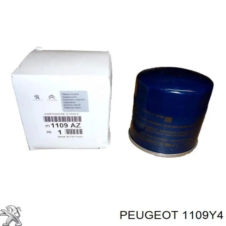 1109Y4 Peugeot/Citroen filtro de aceite